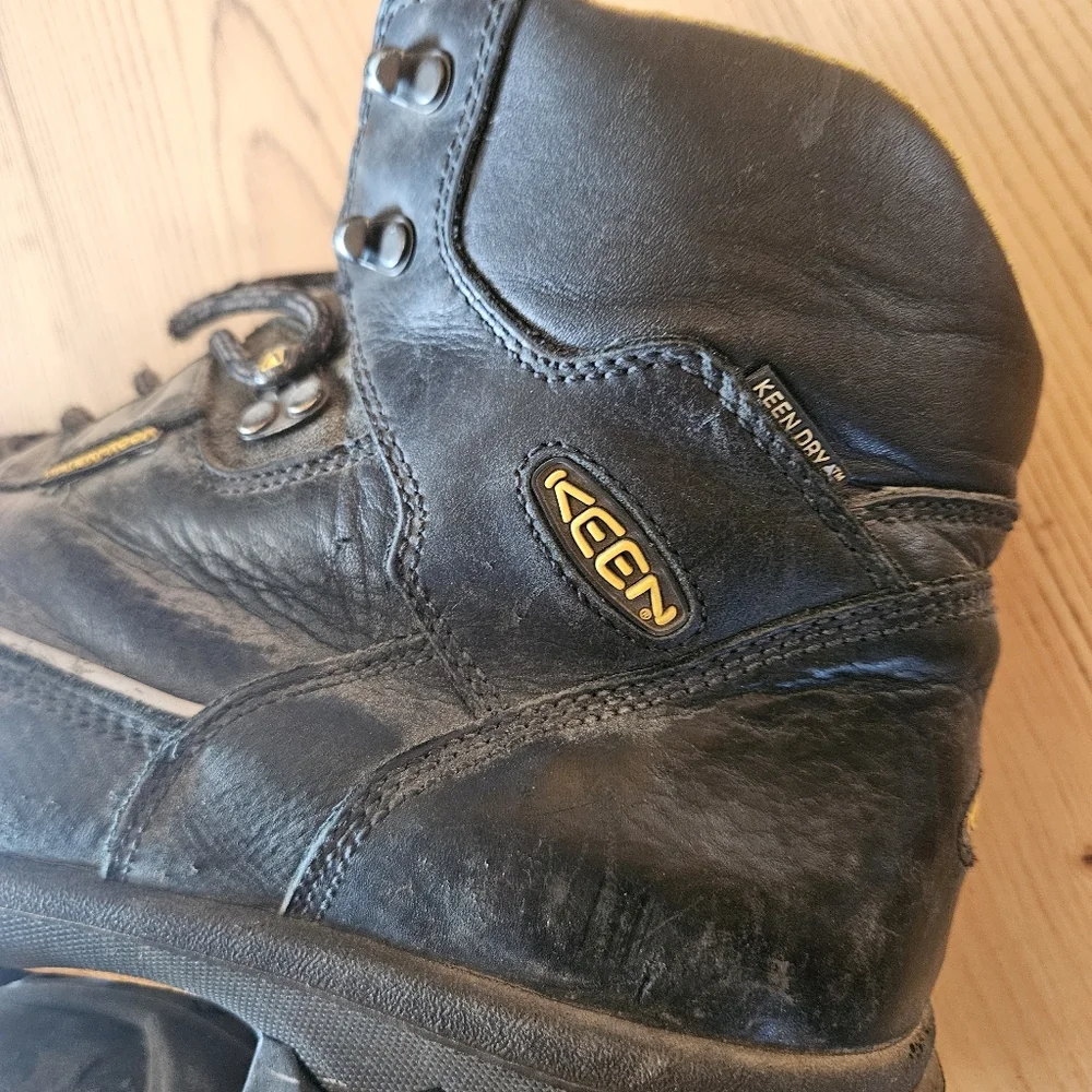 Keen Men's Steel Toe Leather Boots - Picture 8 of 9